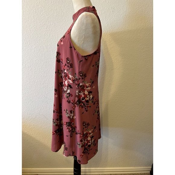 EUC Andree by UNIT Sleeveless Dress‎ Rose Lined Floral Juniors Size Medium - Picture 4 of 10